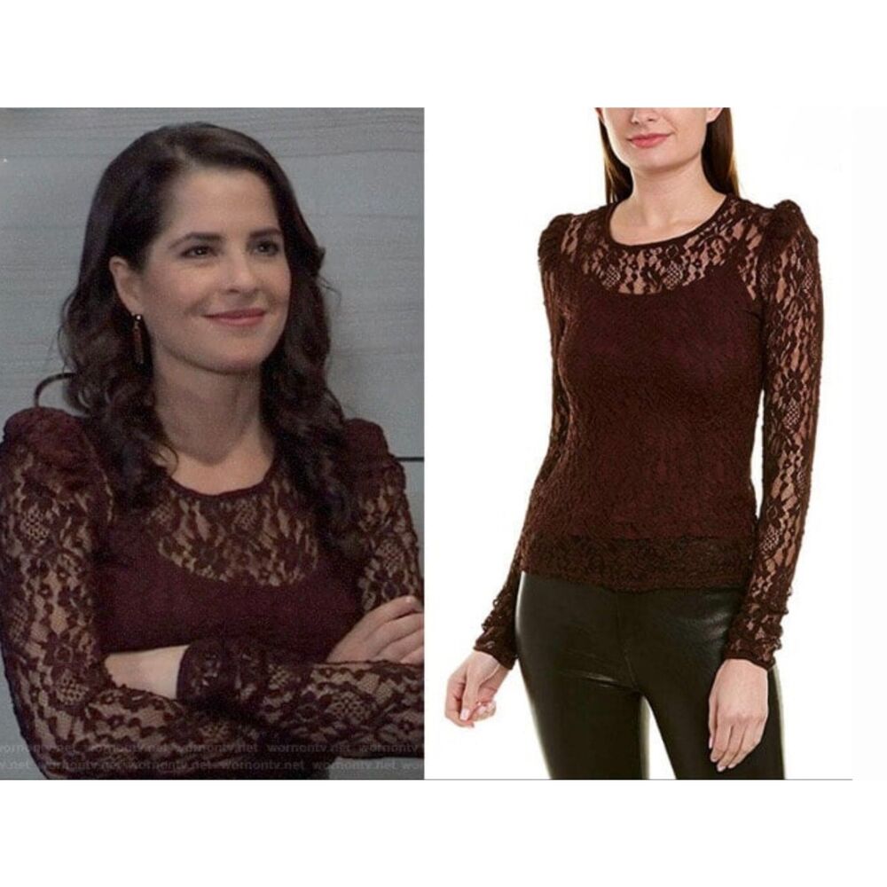 BAILEY 44 Jenna Top in Currant, Two Piece, As Seen On TV, Sz S
